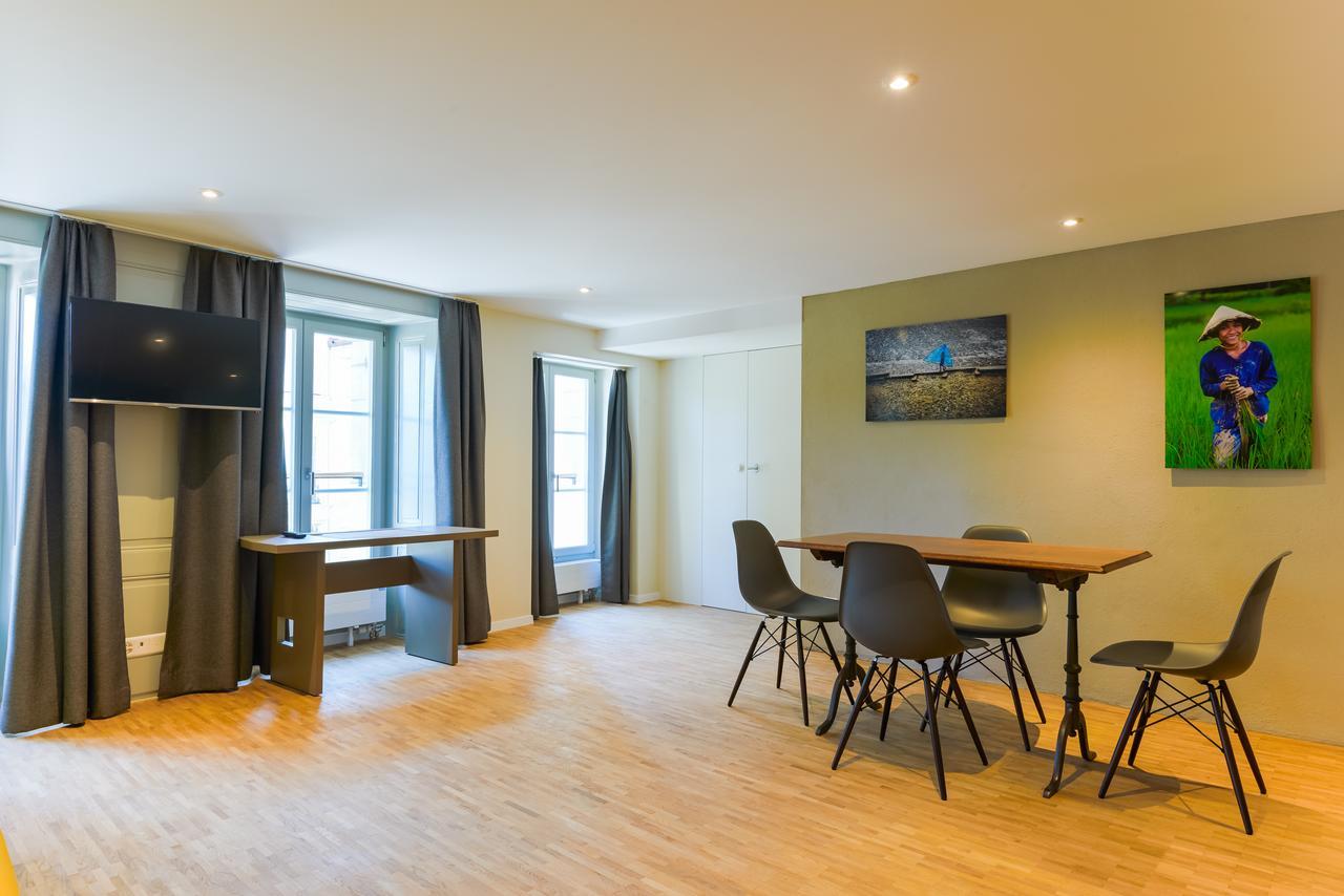 Aparthotel Hine Adon Fribourg Bagian luar foto